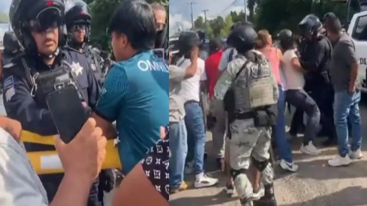 Bronca en Tetela: vecinos frenan operativo de GN y policía contra mototaxis