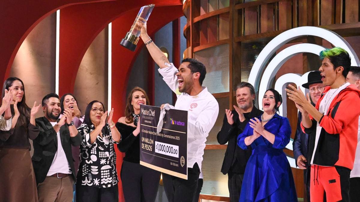 Dani Valle se corona en MasterChef Celebrity México 2025: una generación que cocina con historia