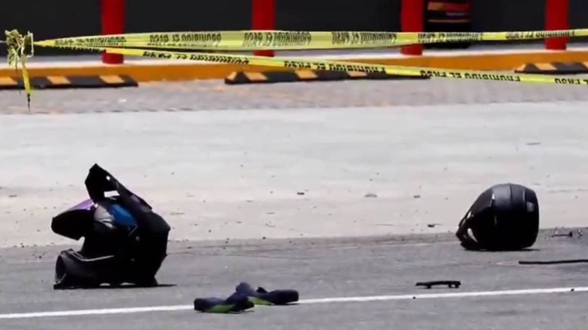 Repartidor pierde la vida tras impactarse contra patrulla en la vía corta Chiautempan–Puebla