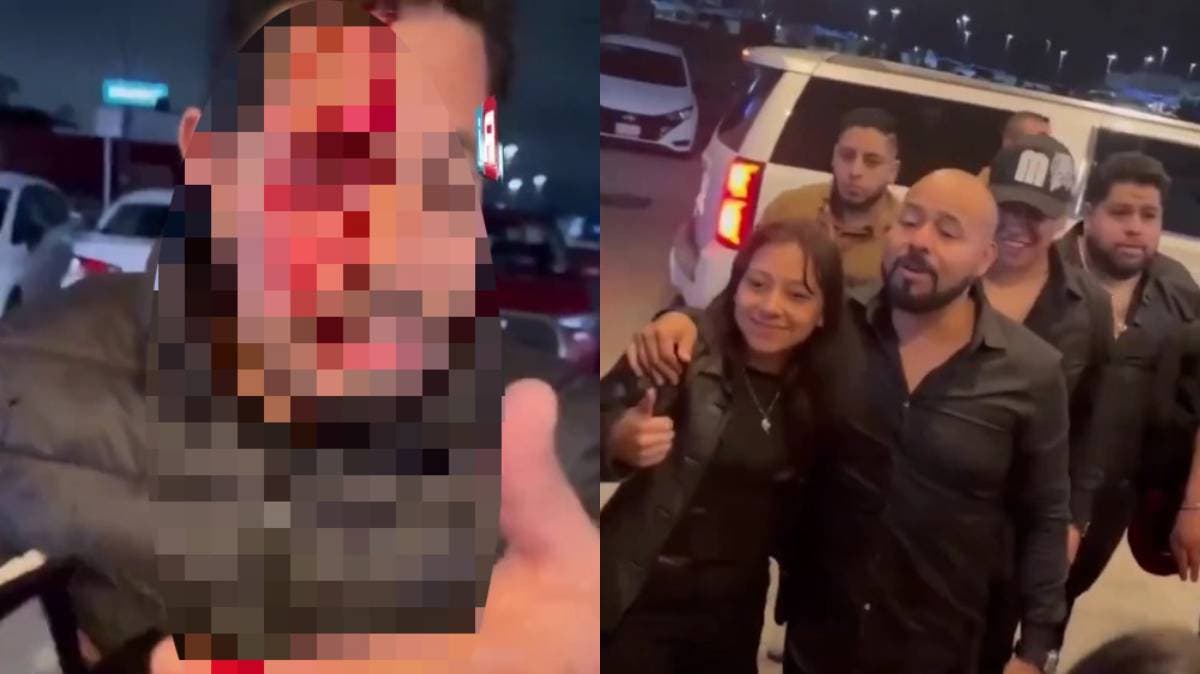 Fan pide una foto a “Los Inquietos del Norte” y termina brutalmente agredido por su equipo de seguridad