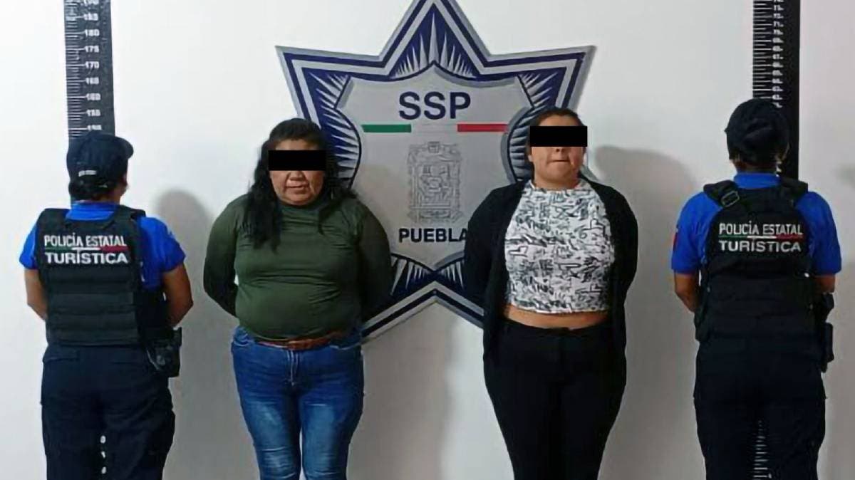 Detectadas en pleno Centro Histórico: detienen a dos mujeres por robo a pasajero en RUTA Puebla