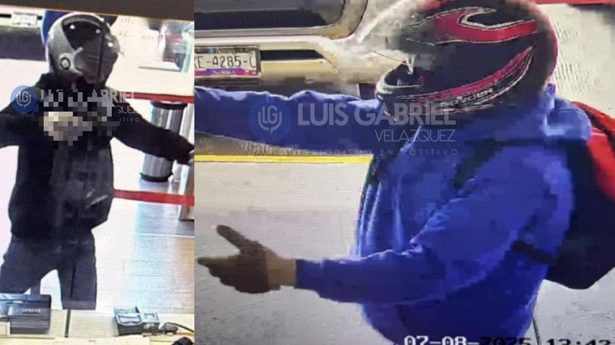 Persecución de película en Tlaxcala: asalto a banco termina con dos detenidos