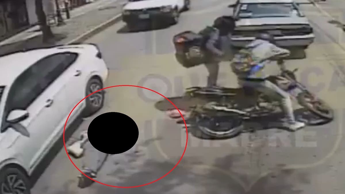 Impactante video: repartidor atropella a mujer de la tercera edad