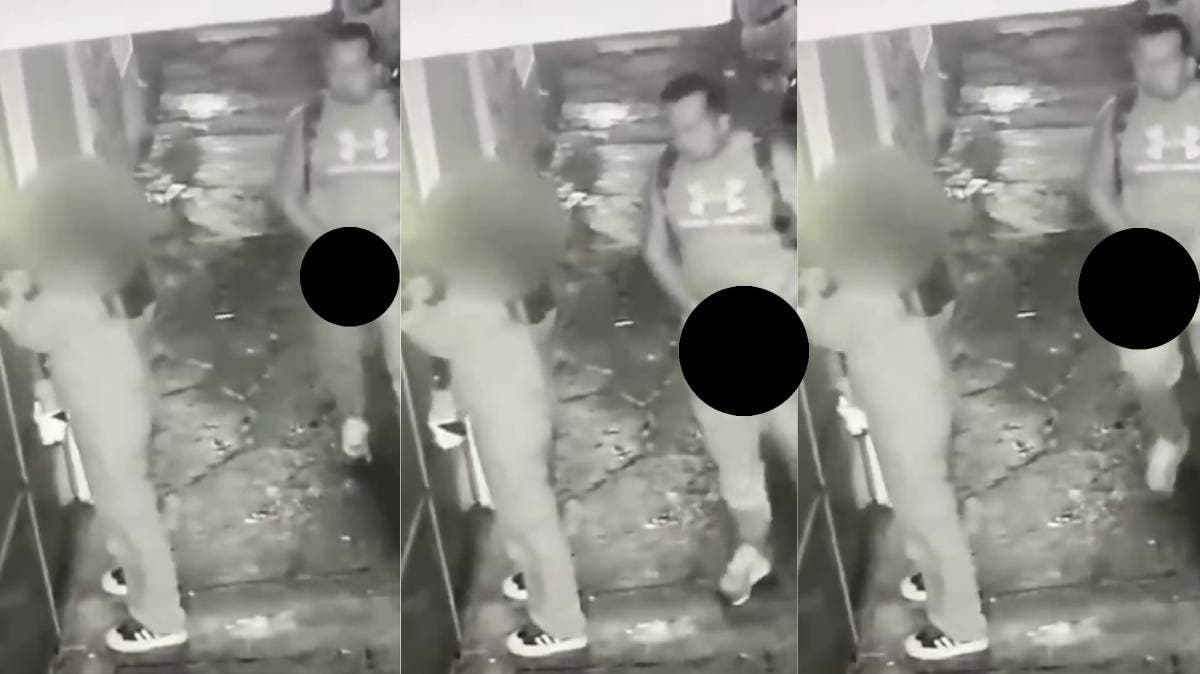 Indignación en Puebla: sujeto agrede a joven frente a su casa en San Manuel