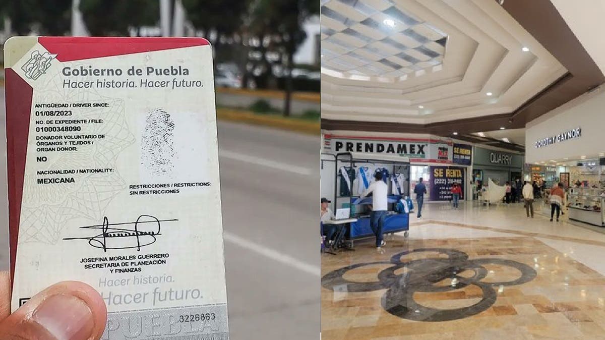 Fraude en Puebla: Detectan venta de licencias de conducir falsas en plazas comerciales