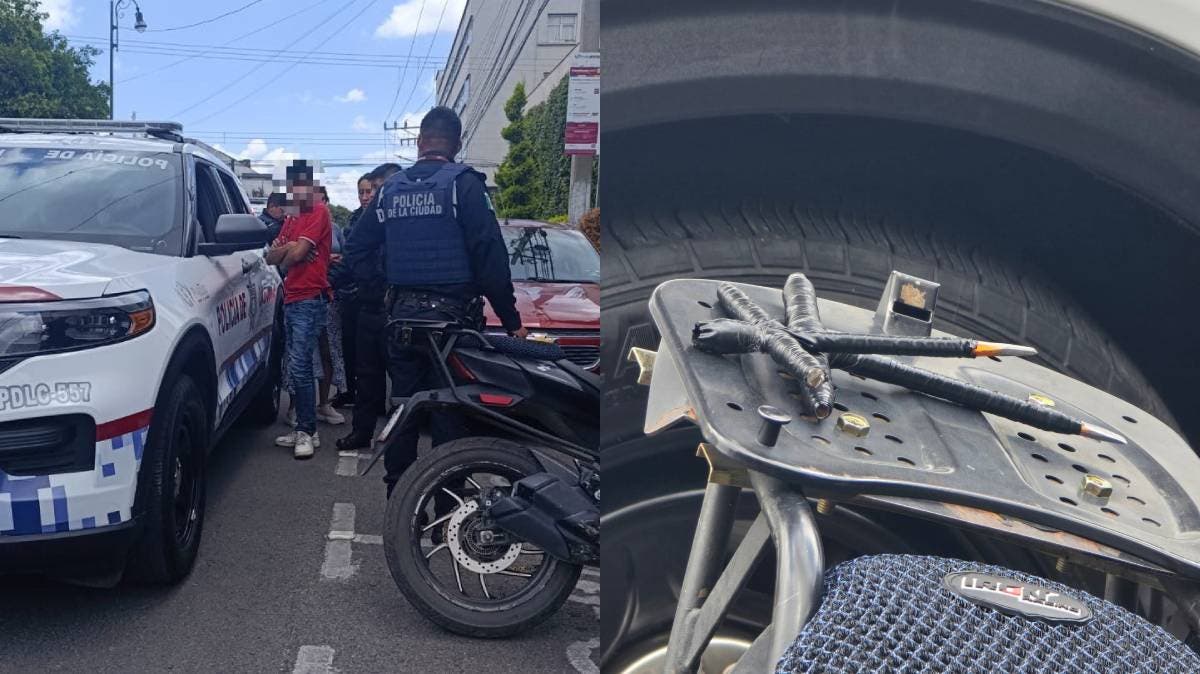 Detienen en Puebla a presunto ladrón de moto; autoridades piden a más víctimas presentar denuncia