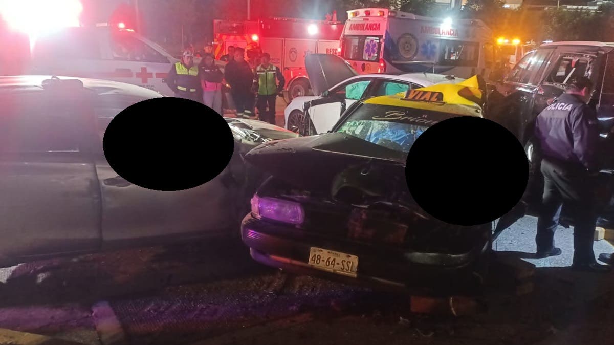 Última Hora: Madrugada trágica en la Vía Atlixcáyotl: carambola deja un muerto y caos vehicular