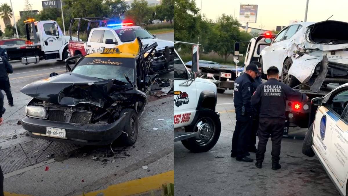Choque múltiple en la Vía Atlixcáyotl deja un muerto y dos heridos en Puebla