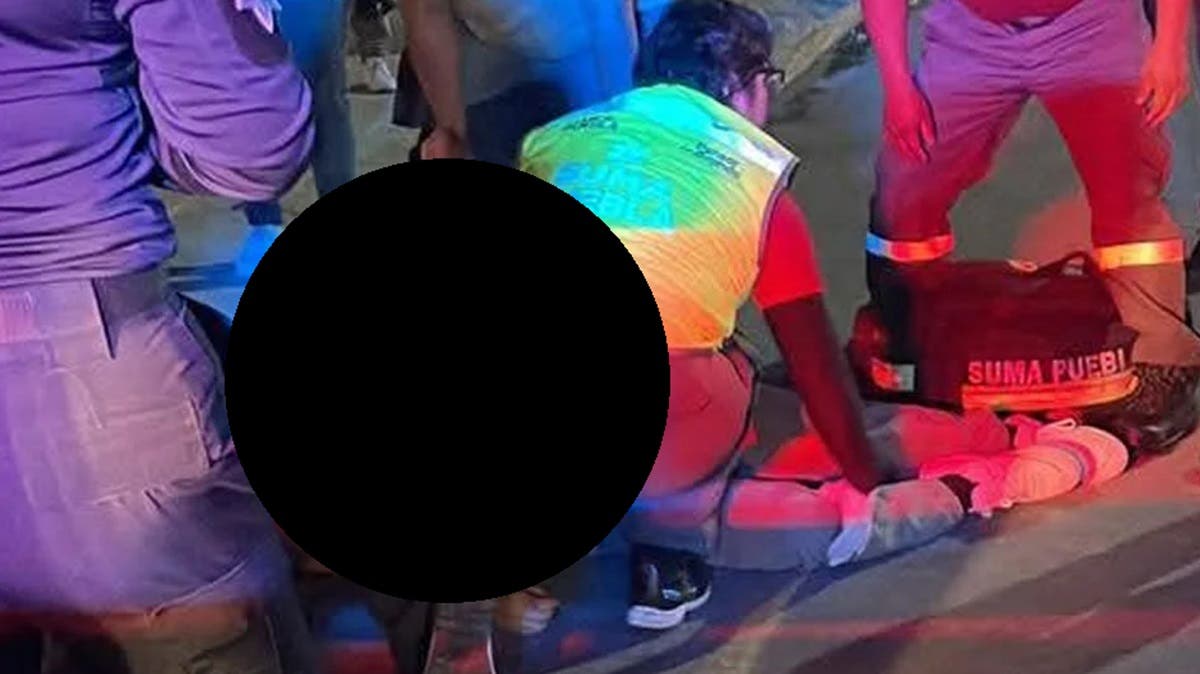 Así escapó un hombre de un asalto en transporte público en Puebla