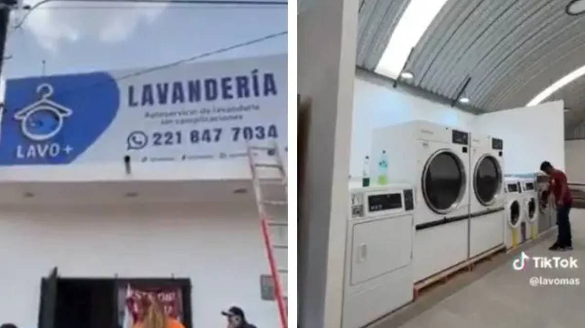 Robo antes de abrir: lavandería en Puebla pierde sus lavadoras previo a la inauguración