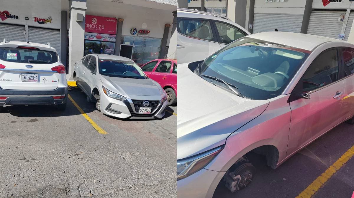 Inseguridad en Plaza Torrecillas: roban llantas a plena luz del día pese a vigilancia