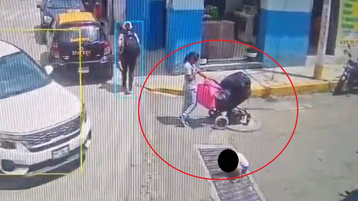 Fuerte VIDEO Descuido de una madre casi le cuesta la vida a un niño atropellado por una camioneta en Puebla