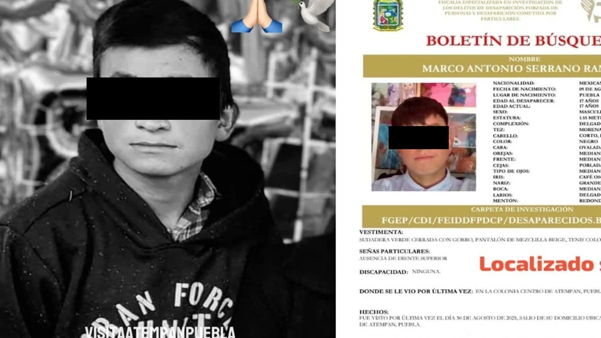 Tragedia en Puebla: hallan muerto a adolescente reportado como desaparecido