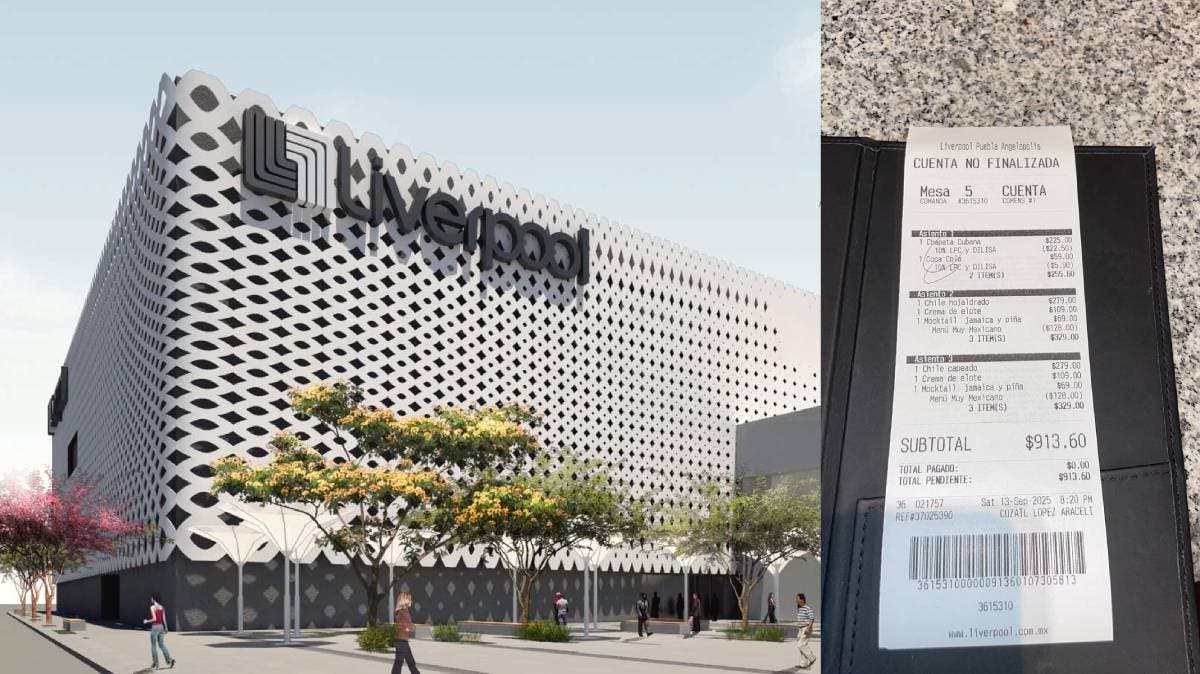 Clienta denuncia fuerte infección estomacal tras cenar en Liverpool Angelópolis en Puebla