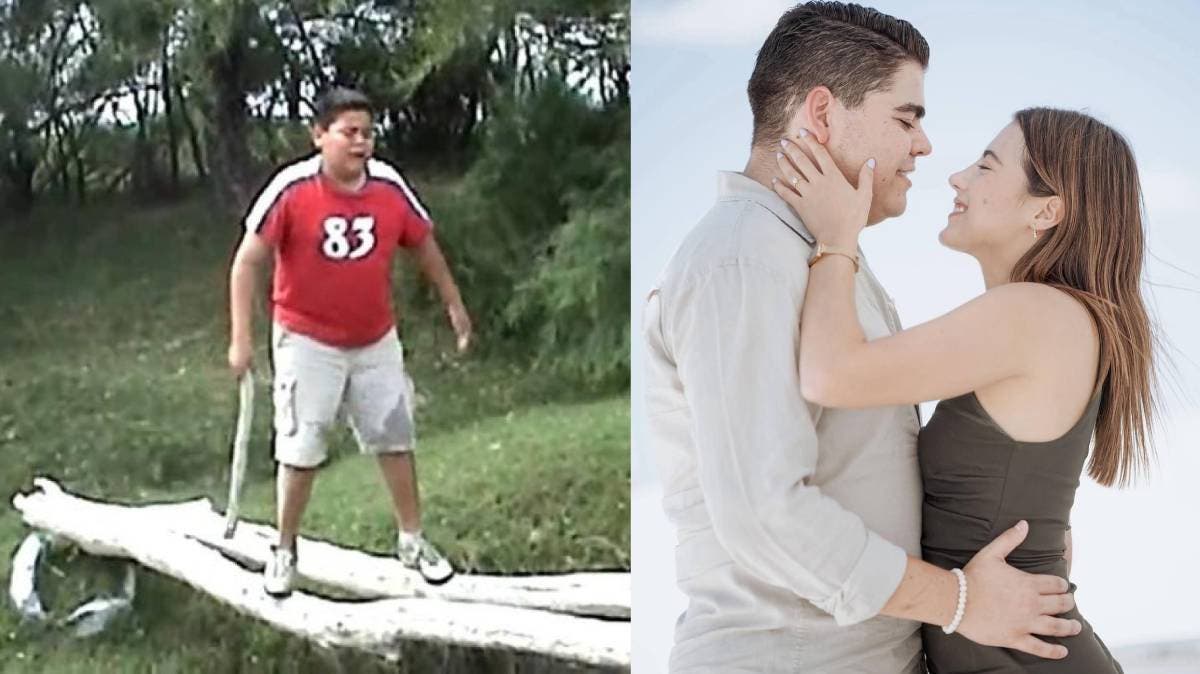 De “Édgar se cae” al altar: dos décadas después, el protagonista de uno de los primeros virales se casa