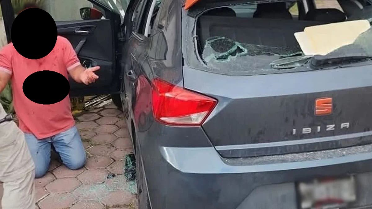 Pelea campal en taller de Cholula por pago con iPhone en trato de Facebook