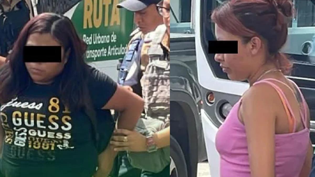 Carteristas del RUTA detenidas con 20 celulares robados frente a la Fiscalía