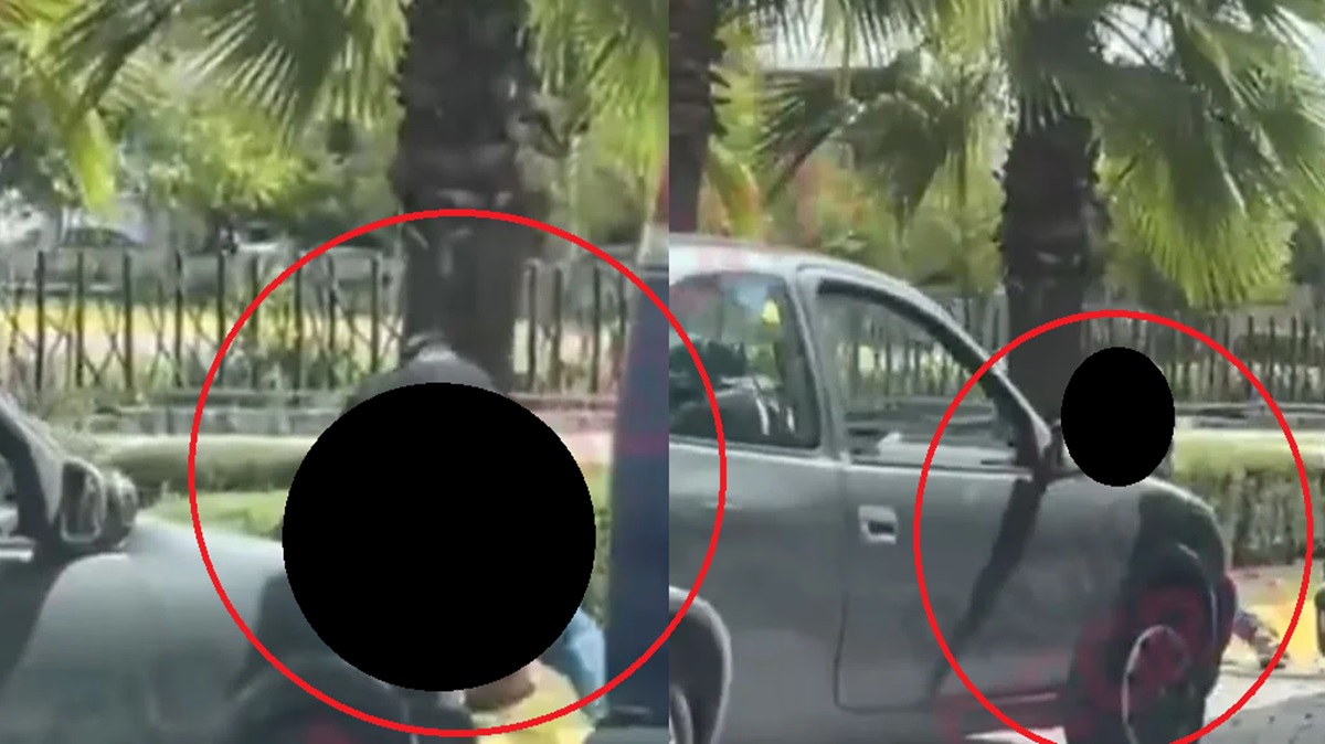 Automovilistas protagonizan pelea en fraccionamiento Lomas de Angelópolis en Puebla
