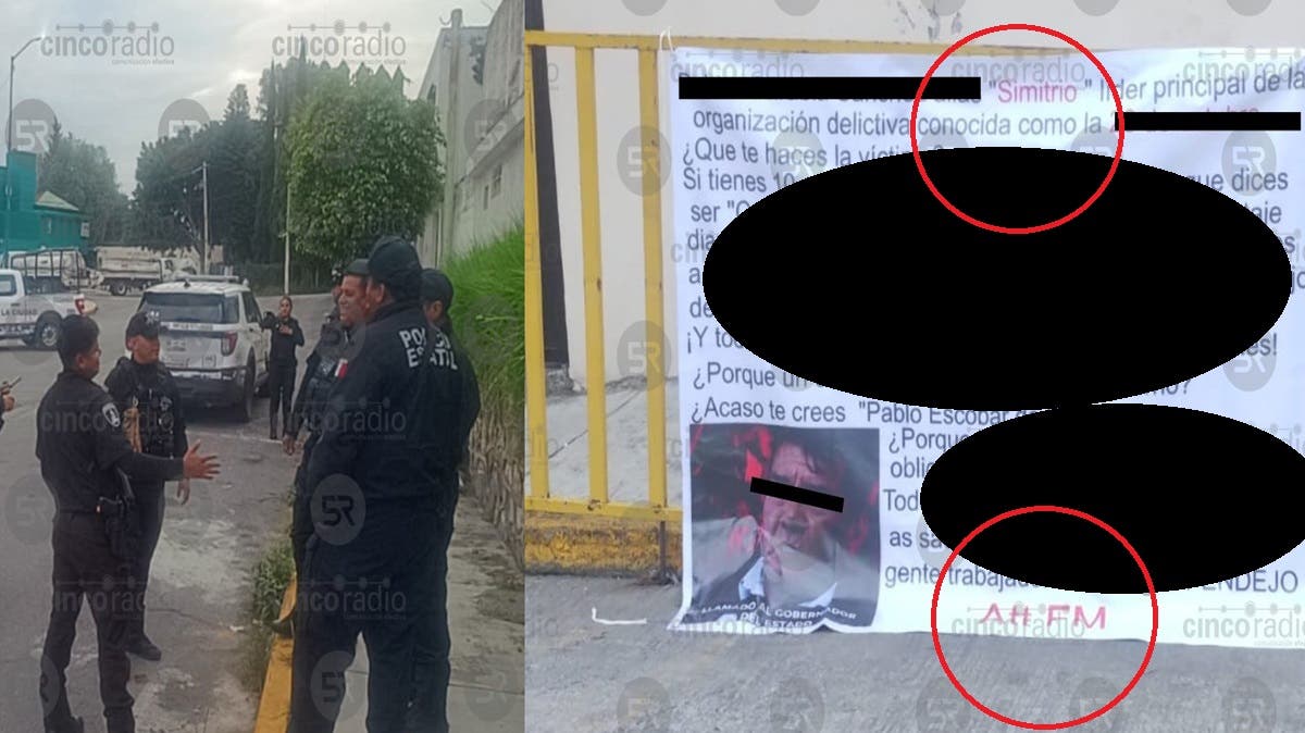 Aparece narcomanta firmada por la Familia Michoacana contra Simitrio, líder de la 28 de Octubre, en primaria de Puebla