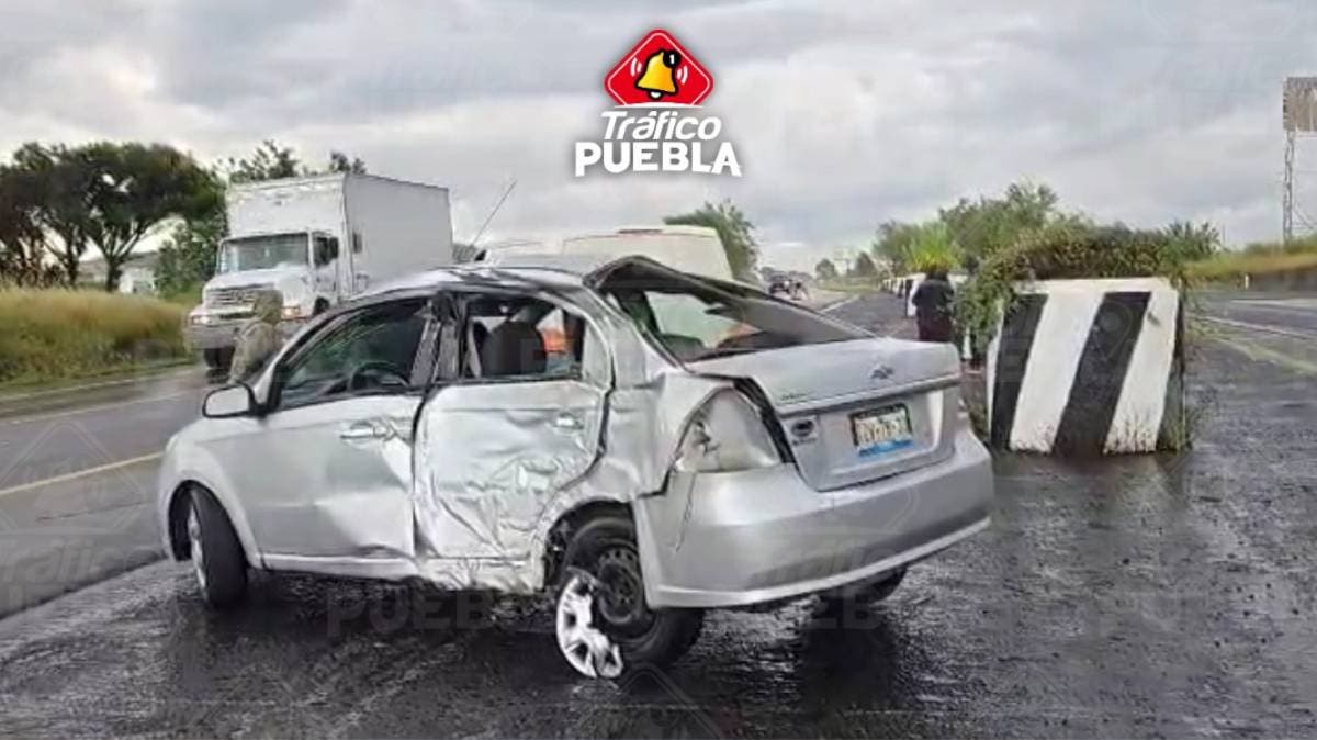 Tragedia en la autopista Puebla–Atlixco: pareja de adultos mayores de Izúcar de Matamoros pierde la vida en aparatoso accidente