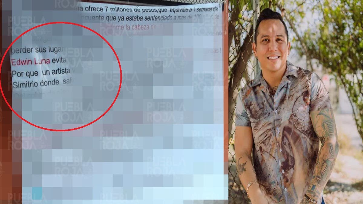 Con “narcomanta” ofrecen 7 millones por “Simitrio” y advierten a Edwin Luna no se presente en el aniversario del 28 de Octubre