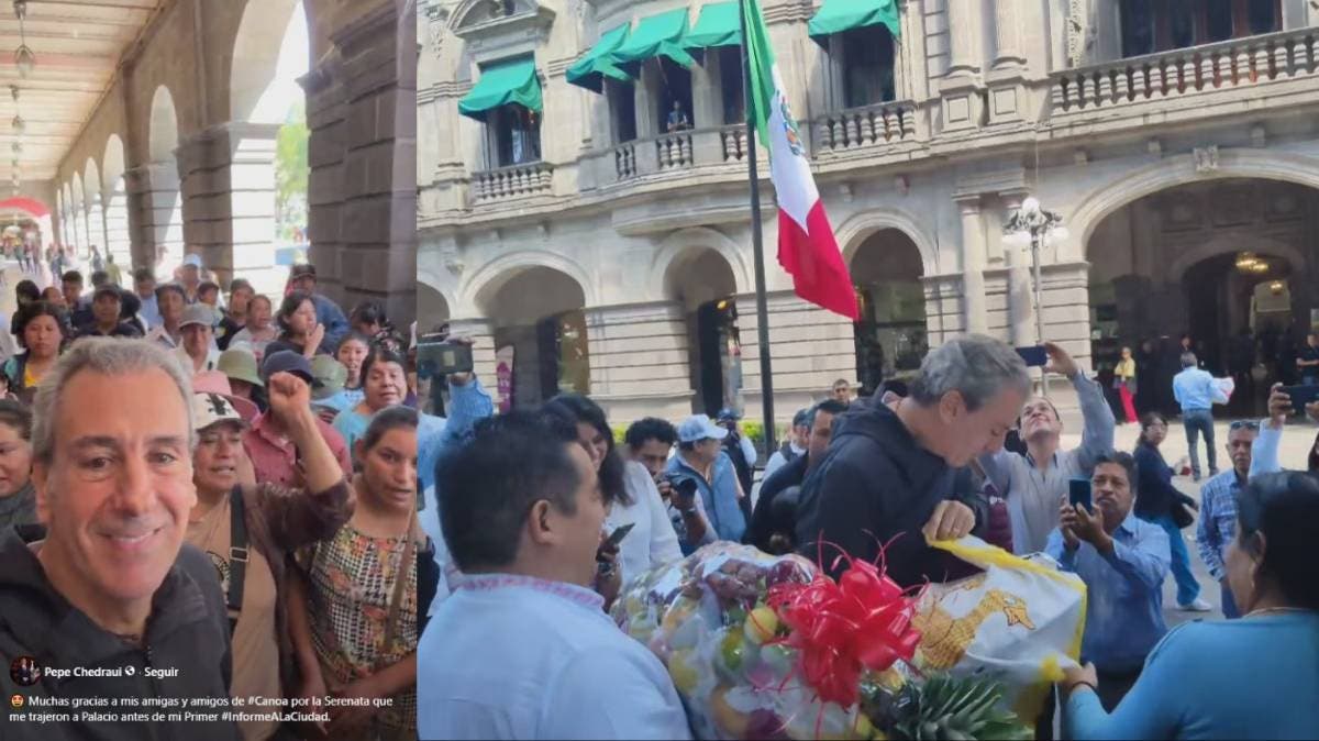 Casi le matan un pollo: vecinos de Canoa ovacionan a Pepe Chedraui previo a su Informe de Labores