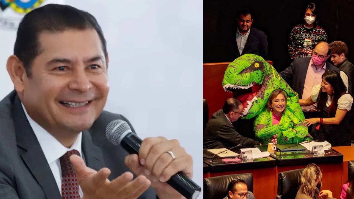 “Respeto a Xóchitl como senadora… y como botarga”: Armenta responde con ironía a crítica