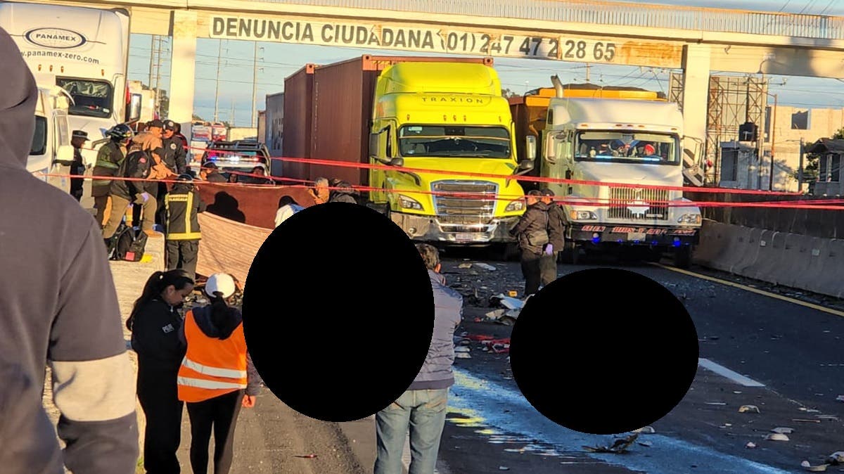 Tragedia en carretera: tráiler embiste a peregrinos poblanos que regresaban de Chalma