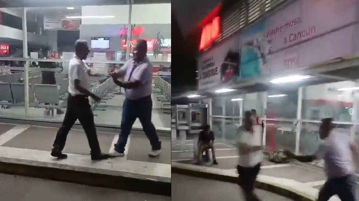 VIDEO Pelea entre choferes frente a la terminal ADO deja un herido