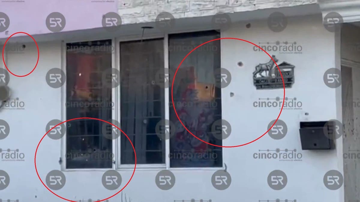 Lunes de terror en Bosques de Manzanilla: sicarios rafaguean una casa y dejan más de 30 impactos de bala