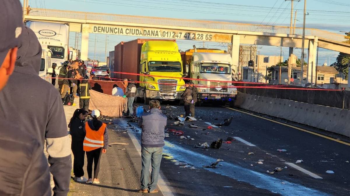 Tragedia en la México-Veracruz: peregrino pierde la vida y ocho más resultan heridos en Huamantla