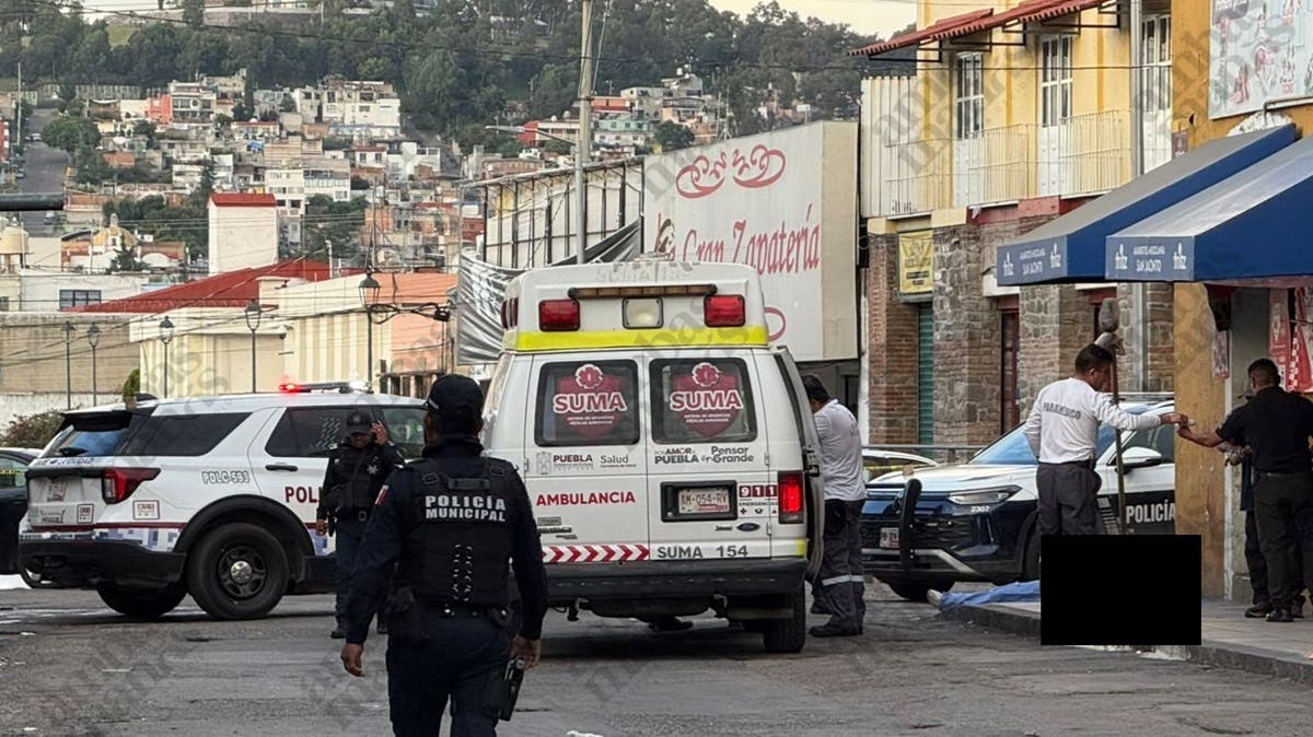 Domingo de terror en Puebla: ejecutan de varios disparos a un hombre cerca del Mercado La Acocota