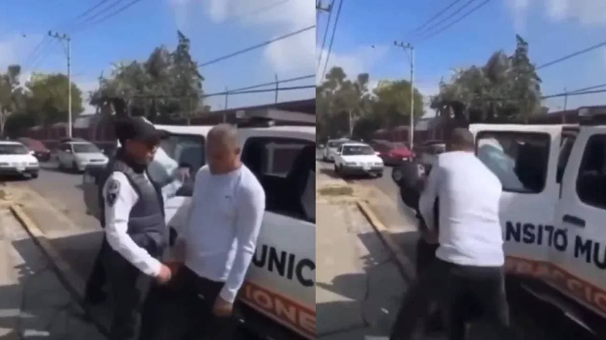 Oficial de Tránsito muerde a conductor durante una infracción en Tlalnepantla; ambos presentan denuncias