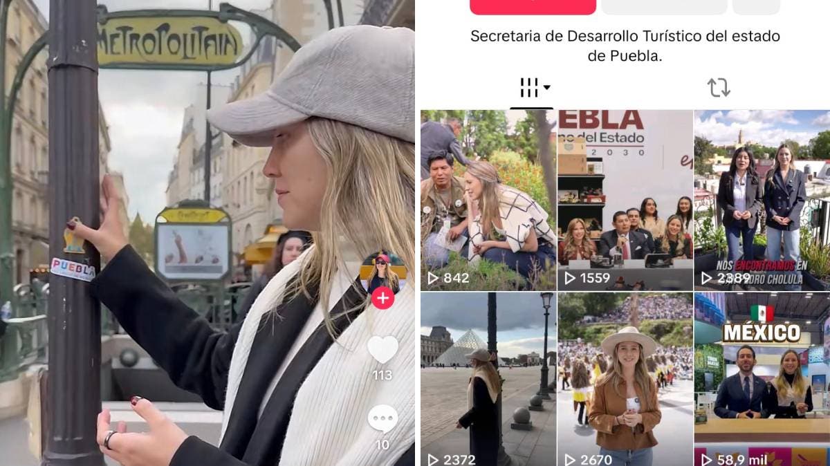 Turismo en TikTok: Carla López-Malo solo grabó video en París, no promovió Puebla