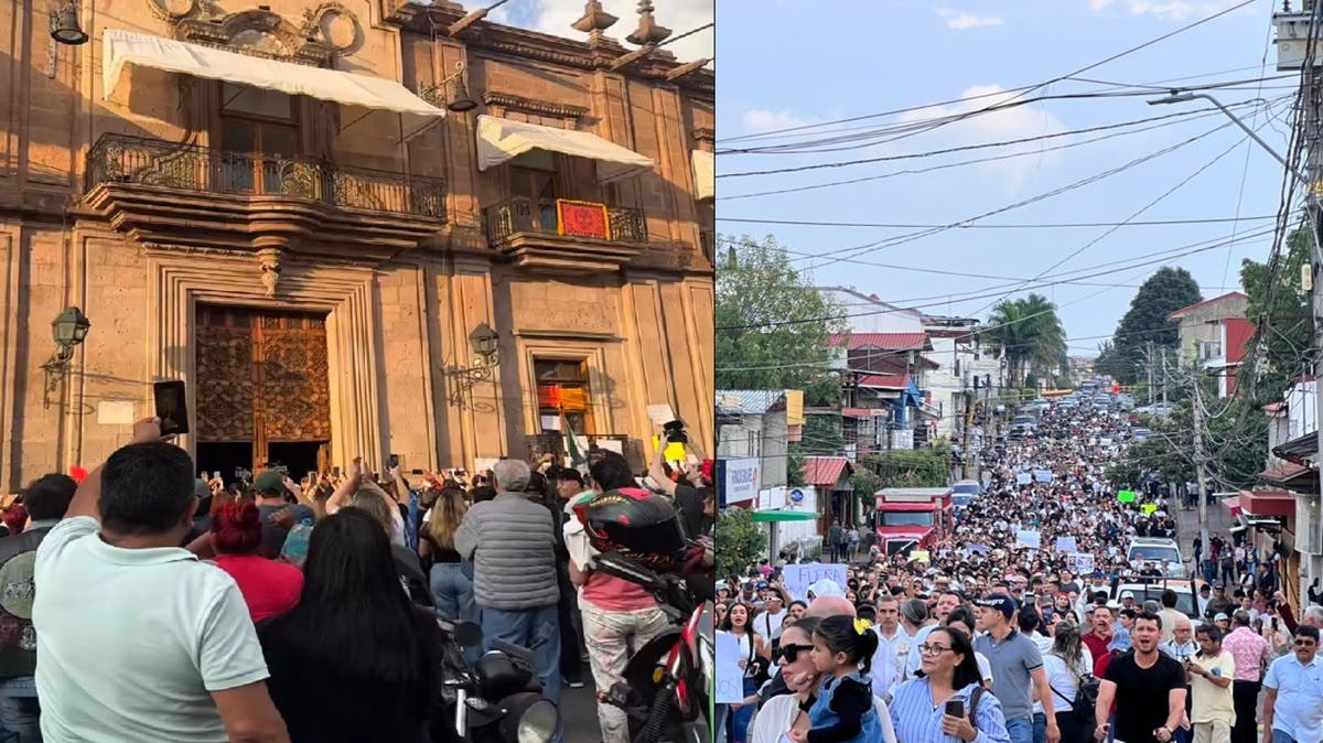 Última Hora: Indignación total: miles de michoacanos toman el Palacio de Gobierno tras el asesinato de Carlos Manzo