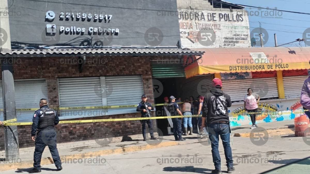 Balacera en Central de Abasto Puebla: víctima mortal dueño de pollería Corona