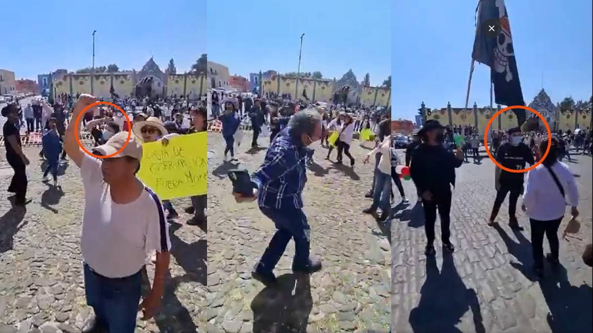 Adulto mayor herido en marcha Generación Z; Armenta responsabiliza a opositor del PAN