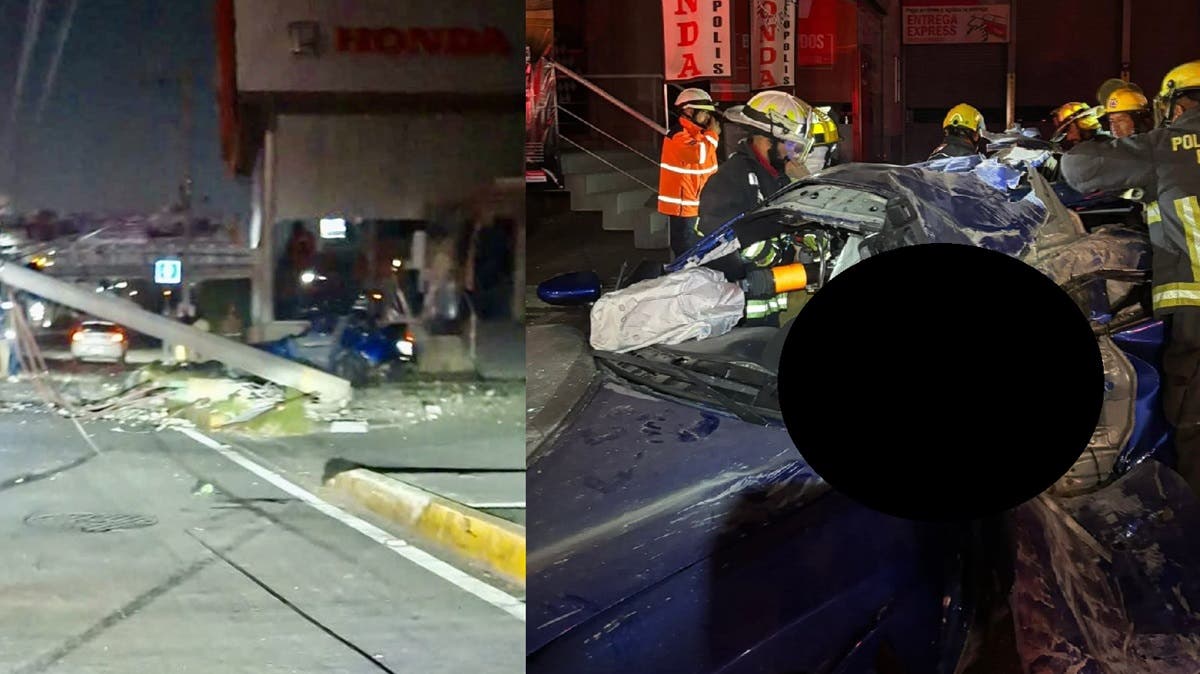 Última Hora: Tragedia en la Vía Atlixcáyotl: choque de auto deportivo deja dos jóvenes sin vida y una mujer herida