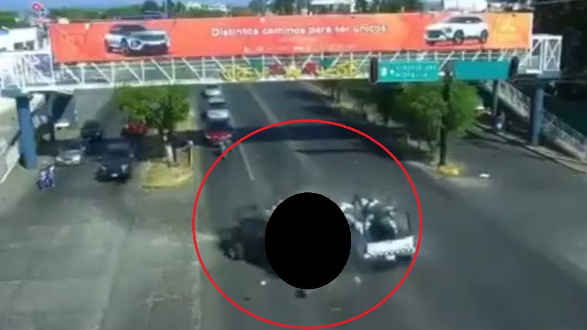 Fuerte VIDEO Cuatro fallecidos tras choque provocado por patrulla de la Guardia Nacional, incluidos dos menores