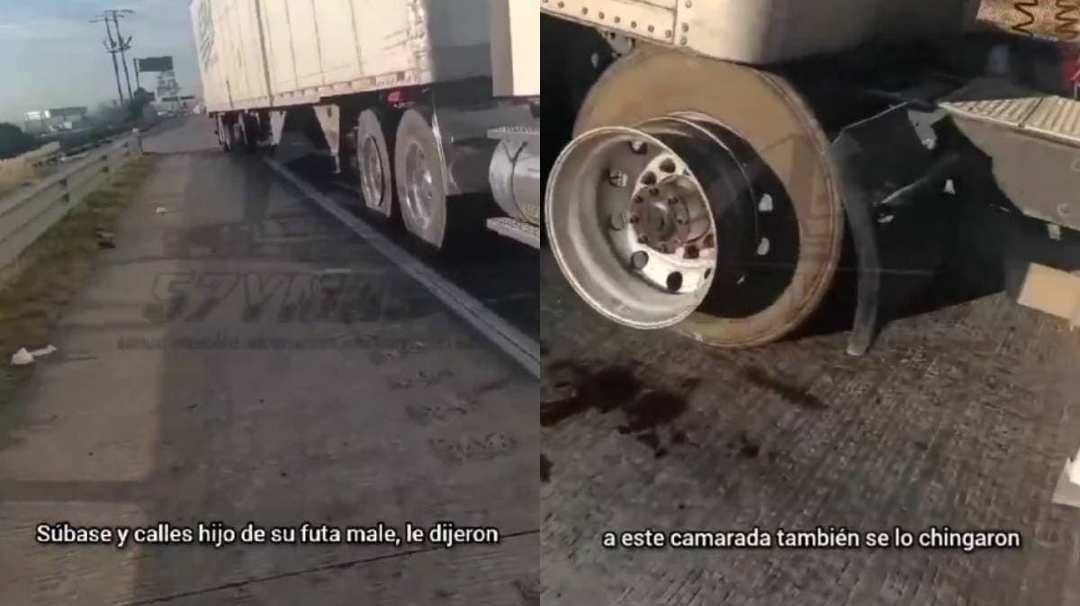 Transportistas sufren asalto armado durante protesta por inseguridad en el Arco Norte