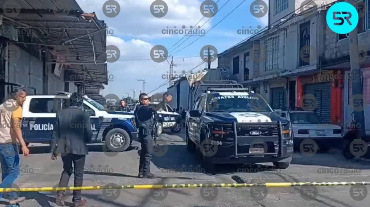 Violencia en San Martín Texmelucan: ataque armado deja un muerto y un herido en plena vía pública
