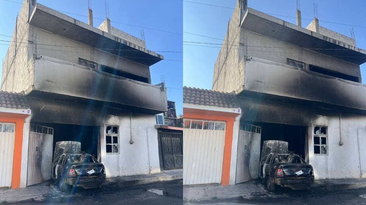 Cártel del Despojo aterroriza a poblano: queman su casa y auto en Puebla
