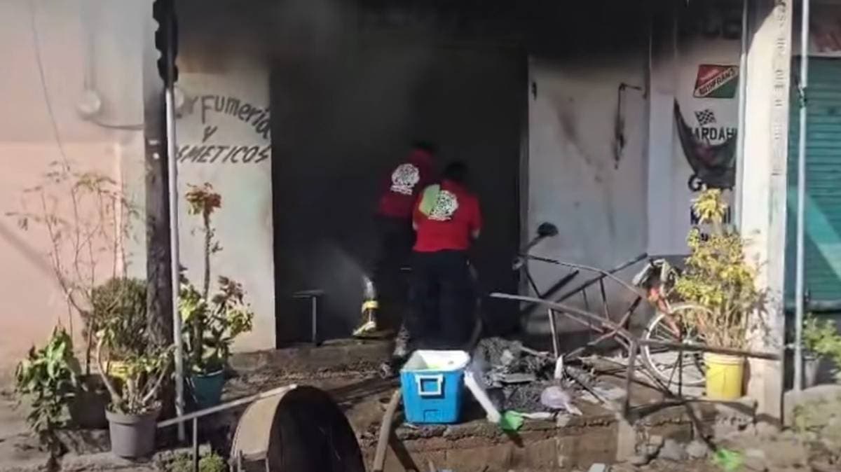 Incendio en tortillería de Huaquechula deja un lesionado y pérdidas materiales; Protección Civil atribuye el siniestro a fallas en las instalaciones