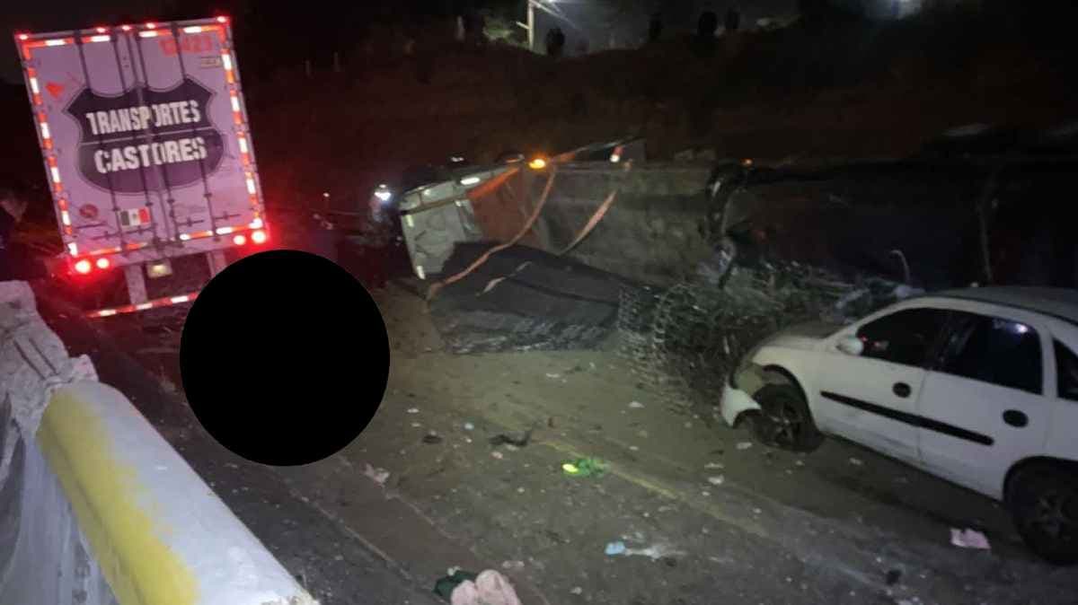 Tragedia en la autopista México-Puebla: peregrino pierde la vida en choque múltiple en Tlahuapan