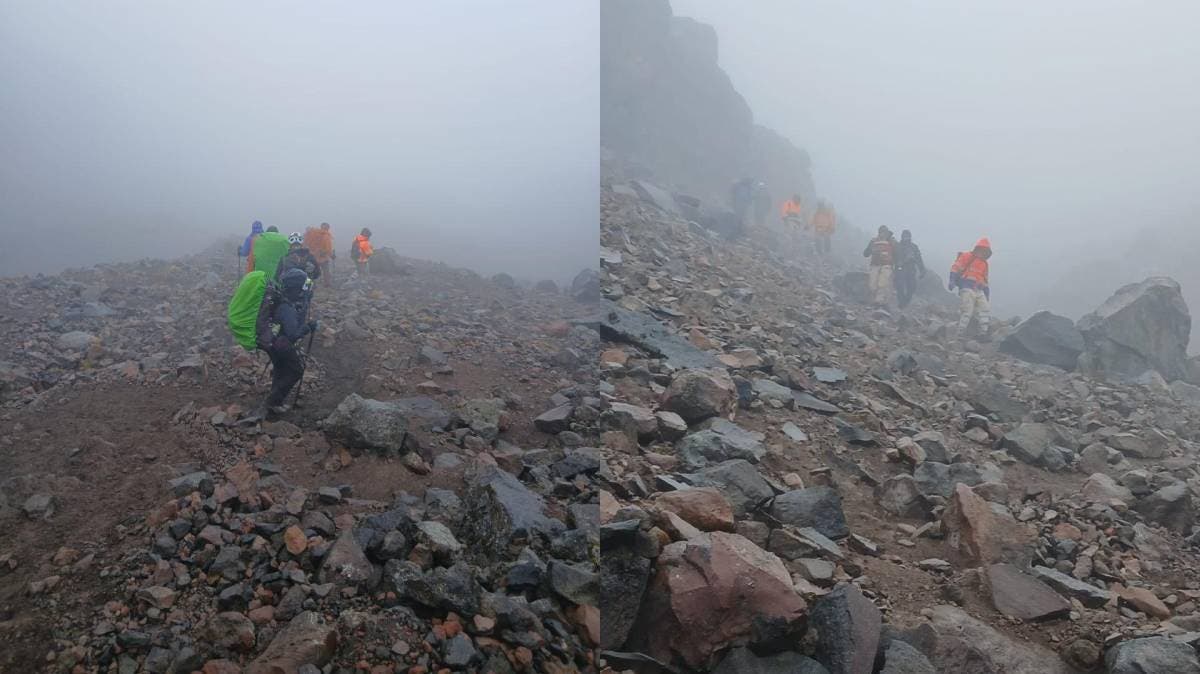 Rescatan con vida a 11 alpinistas guatemaltecos extraviados en el Pico de Orizaba; 24 horas de tensión y esperanza