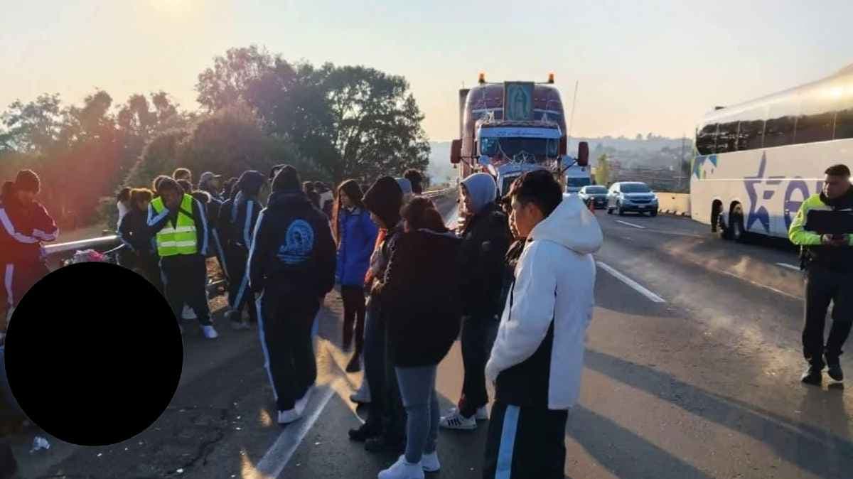 Tragedia en la México–Puebla: dos peregrinos son atropellados; uno perdió la vida y otro permanece hospitalizado