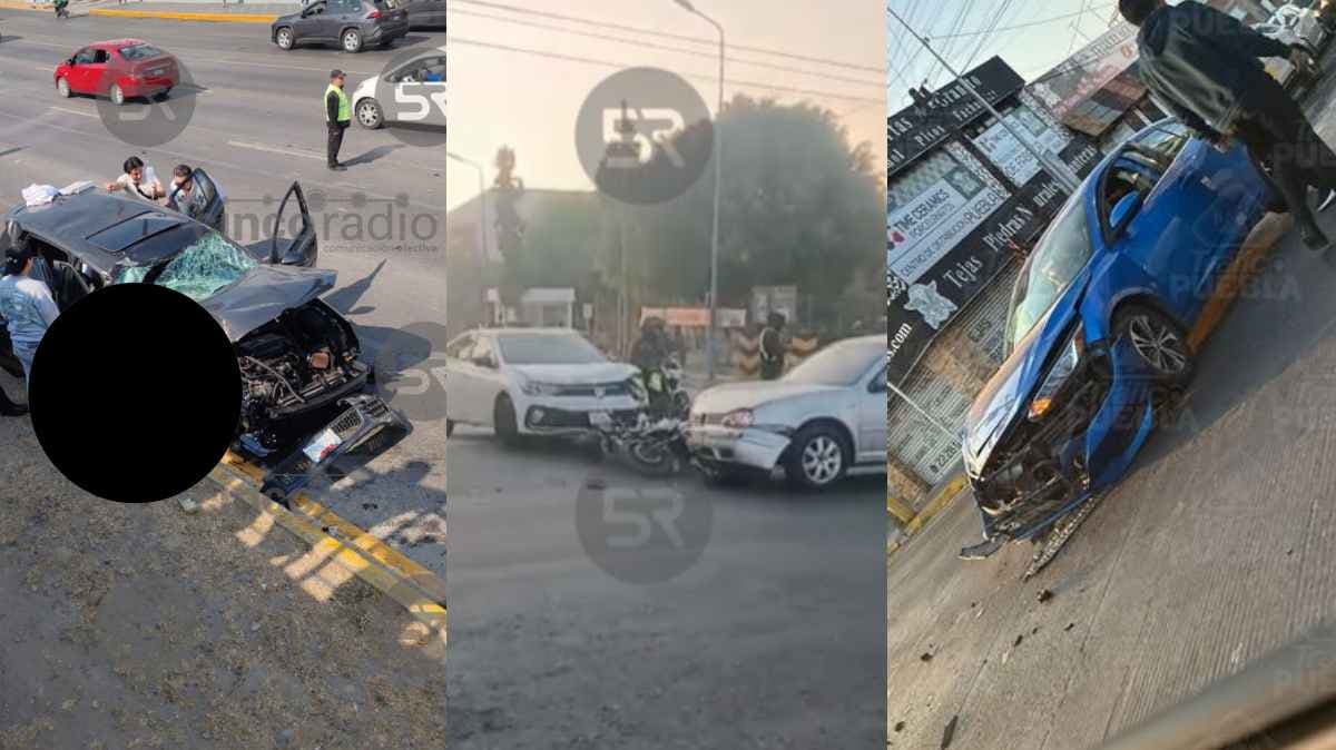 Miércoles negro en Puebla: múltiples accidentes y una cajera muerta sacuden la ciudad