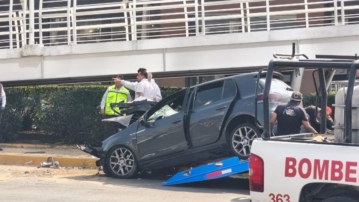 Revelan que el responsable del choque en la Atlixcáyotl huyó y dejó a su copiloto prensada