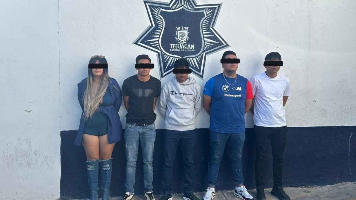 Detienen en Tehuacán a banda dedicada a asaltos a Coppel, viviendas y cuentahabientes