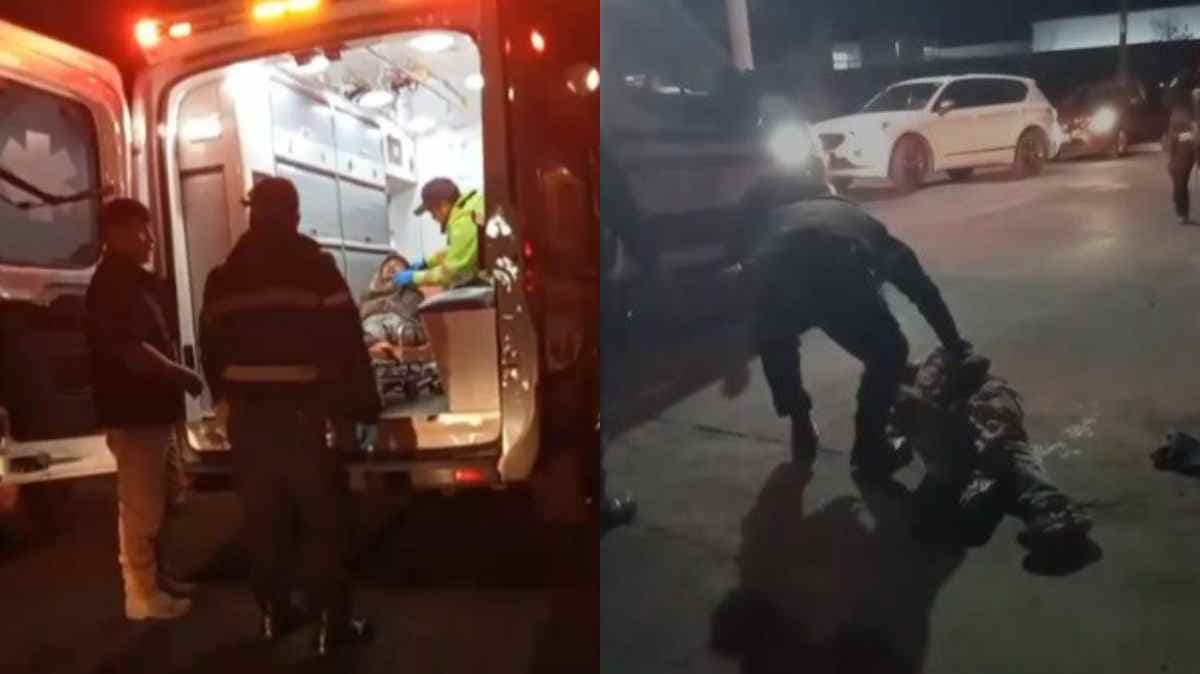 Al borde del linchamiento: policías de Texmelucan rescatan a pareja acusada de asaltar a una madre con su hijo